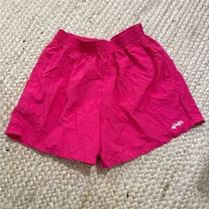 Vintage 1980s dolphin shorts pink
